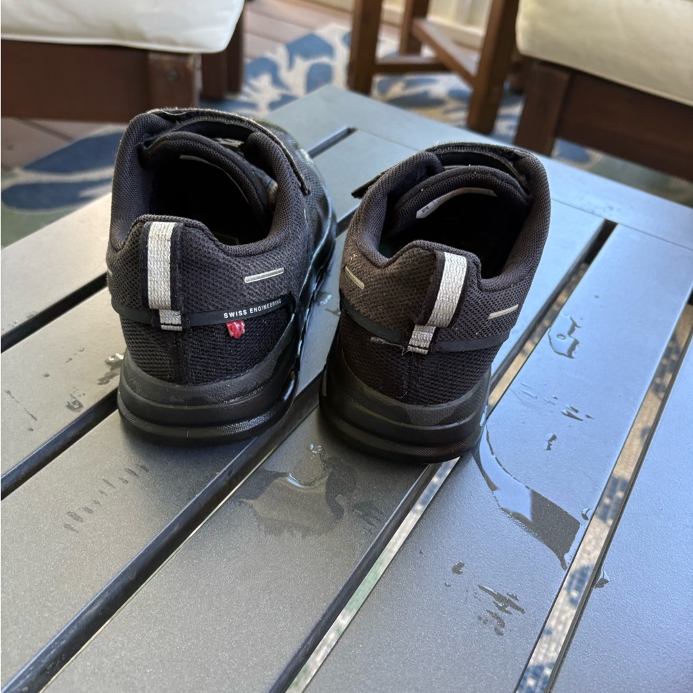 Stylish Black and Gray Kids Sneakers